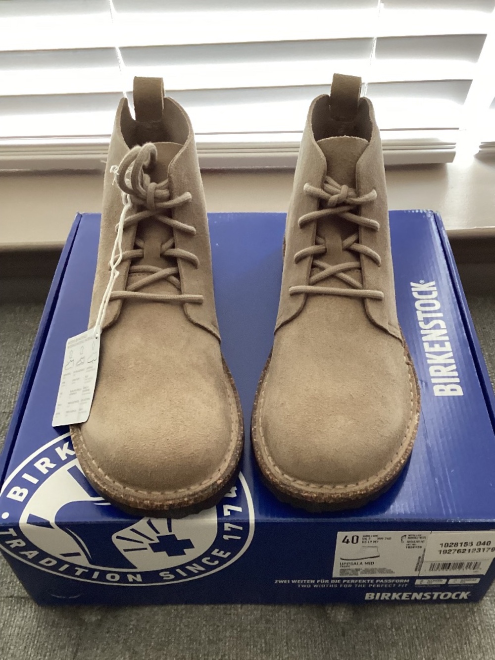 Birkenstock Uppsala Mid Boot, size 9 US / 40 EU